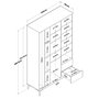 Hanah Home Mueble de Baño KC105 - 4695 Blanco